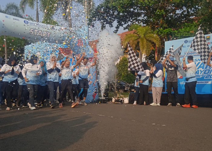 HUT ke 81 RI, 500 ASN Batang Wani Playon sambil Wakaf Sumur Bor via QRIS