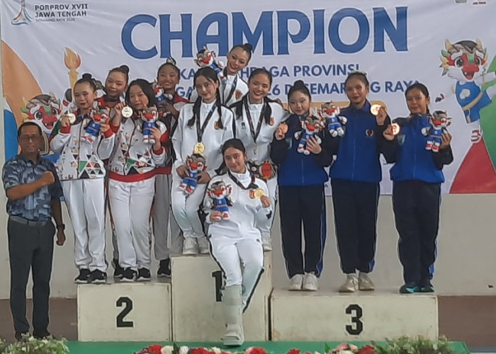 Sabet 16 Emas: Gimnastik Kota Semarang Juara Umum Porprov 2026, Pemkot Didorong Bangun GOR Khusus