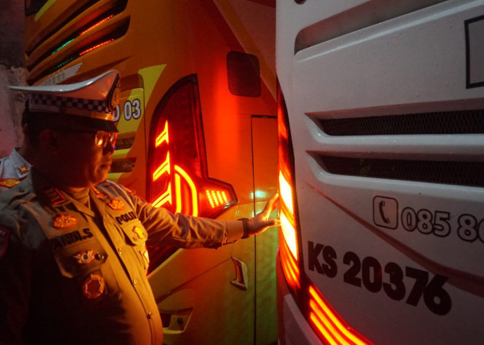 Jelang Lebaran 2026, Dishub Kota Pekalongan dan Satlantas Periksa 25 Bus di Empat PO