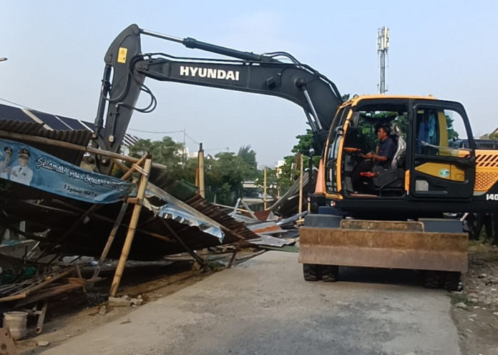 Keluhan Warga Berujung Pembongkaran PKL dan Parkir Liar di Dekat The Park Mall Semarang