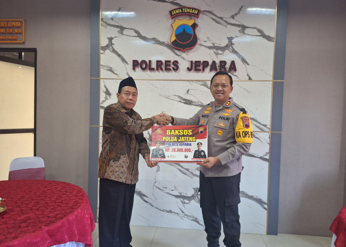 Pembangunan RS Anugerah Sehat Tak Kunjung Selesai, Polres Jepara Tergugah Kucurkan Bantuan Dana