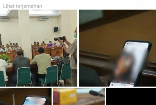 Viral, Anggota DPRD Ini Diduga Lihat Konten Mesum Saat Rapat 