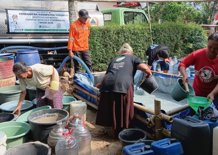 Krisis Air Bersih Melanda, BPBD Kebumen Salurkan 910 Ribu Liter ke 33 Desa