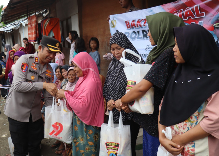 Kolaborasi Polres Tegal dan PSHT, Bantu Masyarakat yang Membutuhkan