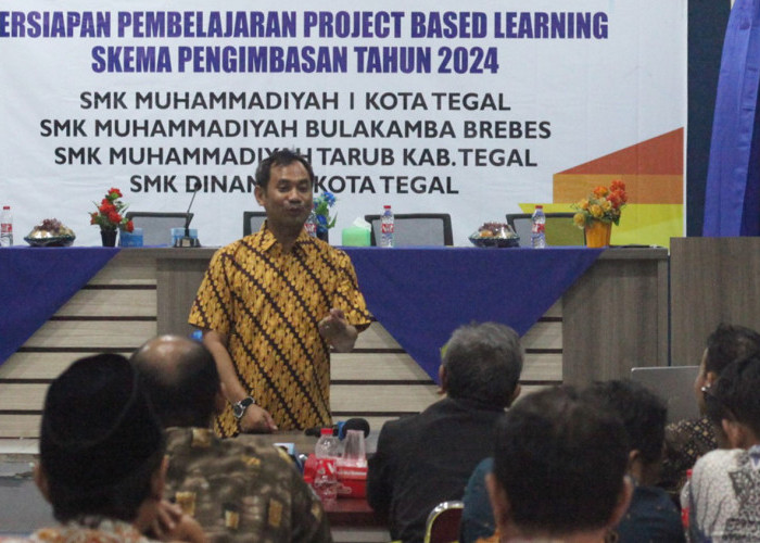 SMK Muhammadiyah 1 Kota Tegal Gelar Workshop Persiapan Pembelajaran Berbasis Proyek