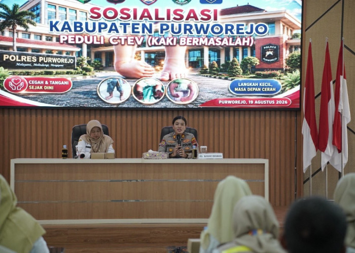Peduli Anak, Polres Purworejo Telusuri Penderita CTEV hingga Pelosok Desa