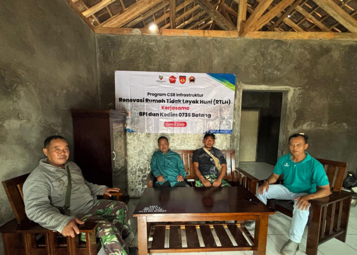 BPI dan Kodim Batang Kolaborasi Bedah Dua Rumah Nelayan Roban Timur
