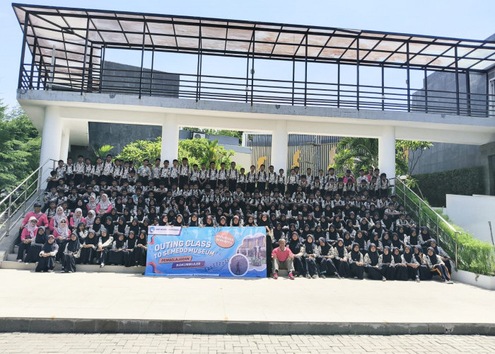 Kegiatan Outing Class, SMPN 3 Margasari Belajar di Museum Semedo
