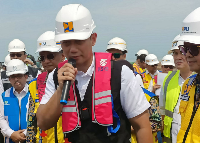 Tinjau Proyek Tol Semarang-Demak, AHY Apresiasi Inovasi dan Efisiensi