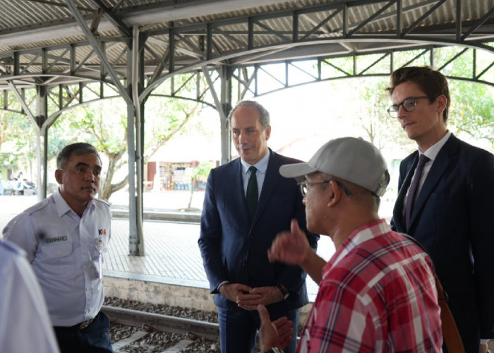 Dubes Prancis Telusuri Jejak Arthur Rimbaud di Semarang, Warisan Kereta Api Indonesia Jadi Sorotan Dunia