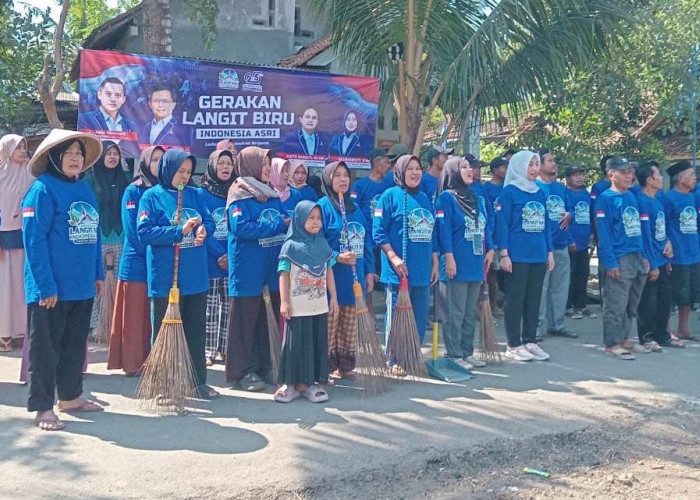 Sambut HUT Ke-25 Partai Demokrat, DPC Demokrat Kebumen Gelar Gerakan Langit Biru Indonesia Asri