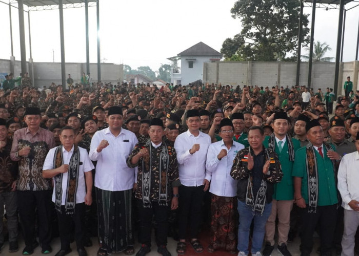 Gelorakan Keberanian Ratu Kalinyamat, Ribuan Kader Ansor se Jateng Apel Patroitisme di Jepara 
