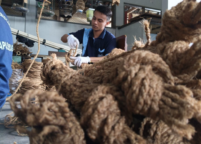 Keren! Kerajinan Tangan Serabut Kelapa Napi Lapas Sragen Tembus Pasar Belgia