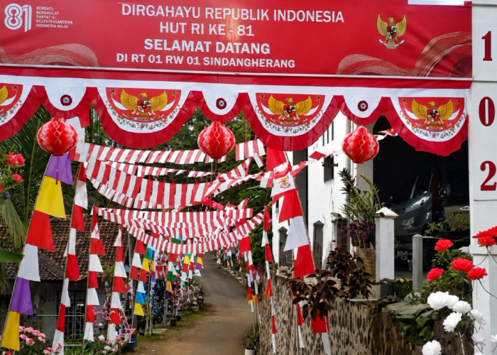 Desa Sumpinghayu Cilacap Semarak HUT RI ke-81, Puluhan Ribu Bendera Hiasi Pelosok Desa