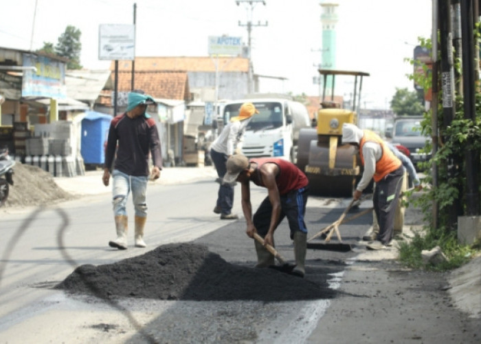 Perbaikan Jalan di Kabupaten Tegal Selesai H-7 Lebaran