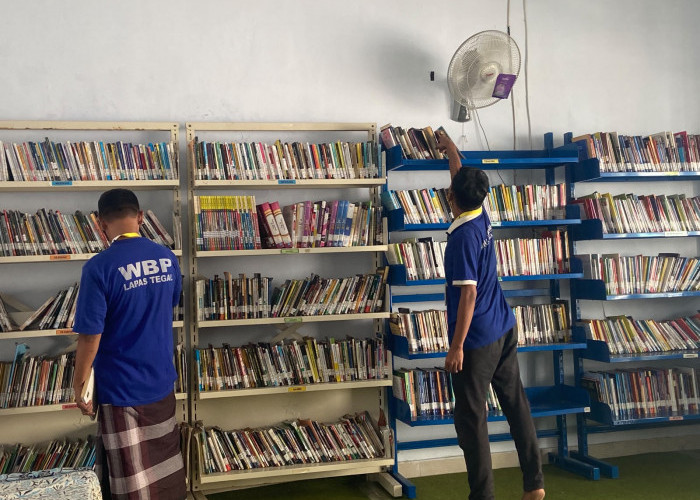 Tingkatkan Literasi WBP, Lapas Kelas IIB Tegal Optimalkan Peran Perpustakaan sebagai Ruang Pembinaan Humanis