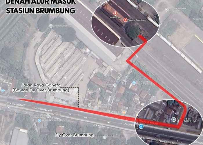 Mulai 1 Mei 2025, Akses Masuk ke Stasiun Brumbung Demak Dialihkan Lewat Jalan Ganefo