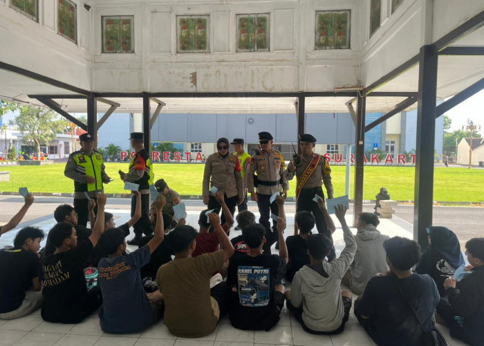 Kendarai Motor Berknalpot Brong, 16 Remaja Diamankan Polisi