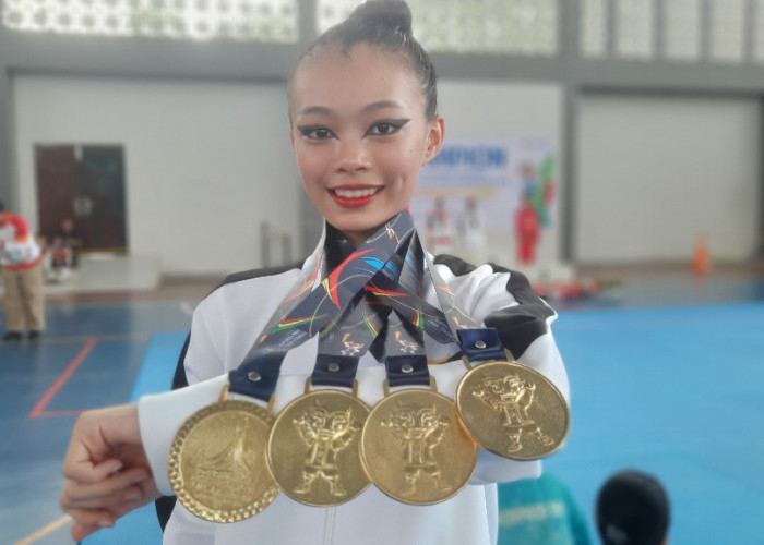 Keira Kristianto Borong 4 Emas Gimnastik Ritmik, Latihan Nyaris Tiap Hari Berbuah Prestasi