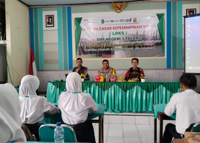 SMP Negeri 1 Talang Kabupaten Tegal Adakan Latihan Dasar Kepemimpinan Siswa 