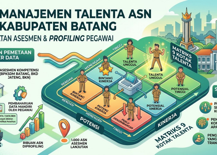 Manajemen Talenta ASN Batang Dikebut, 2.215 Pegawai Disiapkan Masuk Pemetaan
