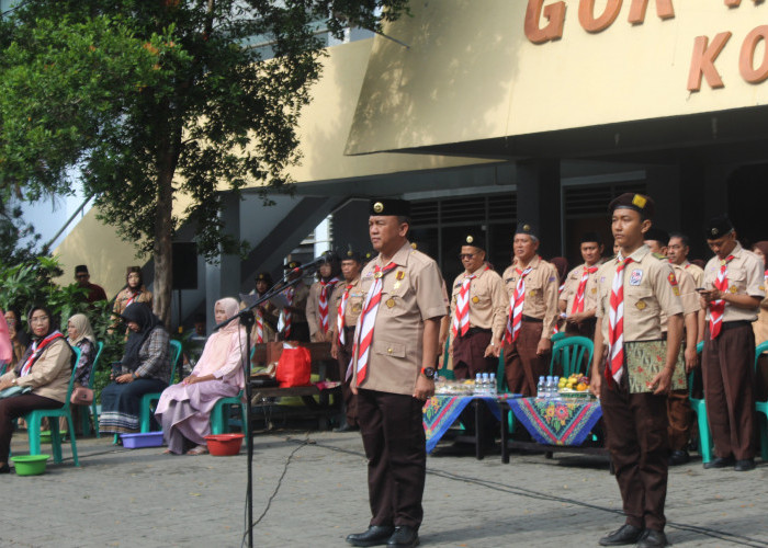 Wakil Wali Kota Tegal Jumadi Lantik 741 Pramuka Garuda 