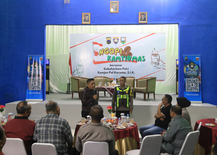 Ngopi Bareng di Ungaran, Kabarharkam Tekankan Pelayanan Humanis kepada Masyarakat