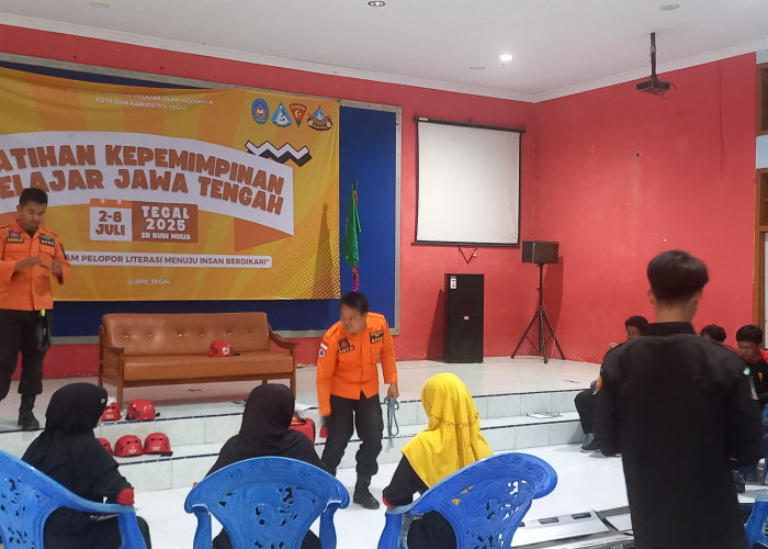 BPBD Kabupaten Tegal Bekali  Brigade Pelajar Islam Indonesia