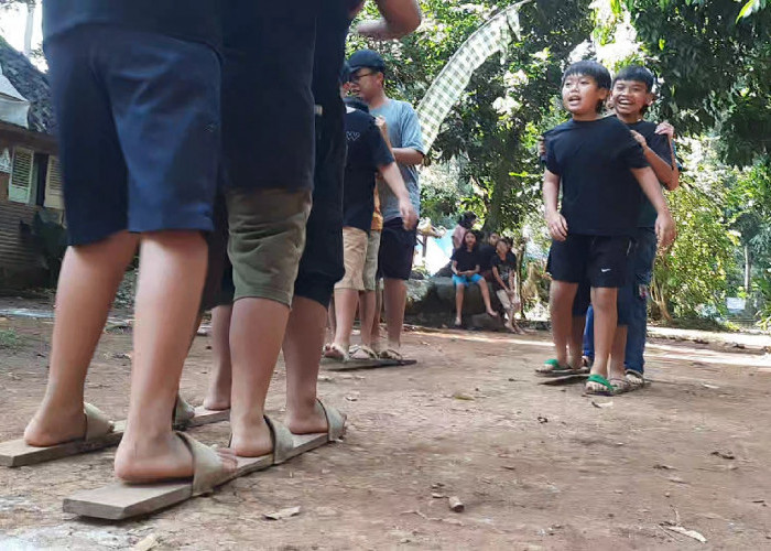 Permainan Tradisional Kembali Diperkenalkan, Siswa SD Diajak Mengenal Budaya di Desa Wisata Kandri Semarang