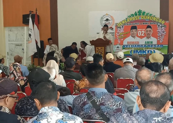 Ratusan Mantan Kades Deklarasi Dukung Riswadi-Amin di Pilbup Pekalongan 2024