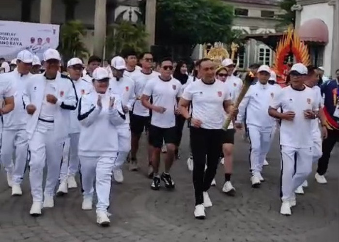 Kirab Obor Porprov Jateng 2026 Tiba di Semarang, 17 Pelari Siap Antar Api ke Jatidiri