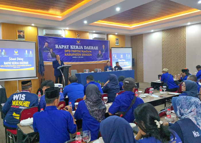 Rakerda DPD Partai NasDem Sragen,  Targetkan 6 Kursi di Pemilu 2029
