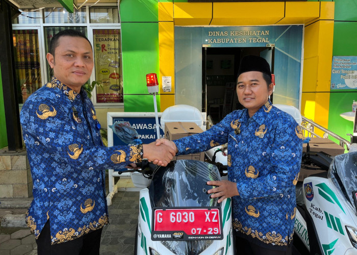 Pemkab Tegal Gelontorkan 29 Unit Sepeda Motor Puskesling