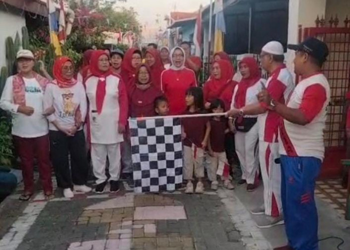 Semangat Warga Mejasem Barat Tegal Sambut HUT ke-81 RI: Dari Jalan Sehat 3K hingga Santap Nasi Ponggol Bersama