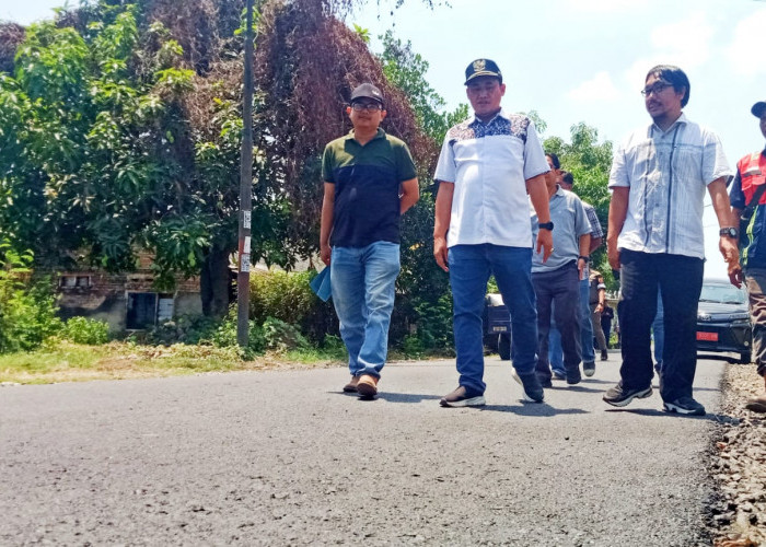 Bupati Pemalang Sidak Hasil Pembangunan Jalan