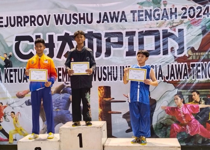 Kejurprov Wushu Jateng 2024, Kudus Raih Dua Perak dan Empat Perunggu