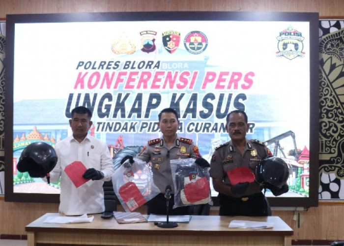 Pura-pura Ikut Olah TKP, Pencuri Motor di Parkiran PDAM Blora Dibekuk