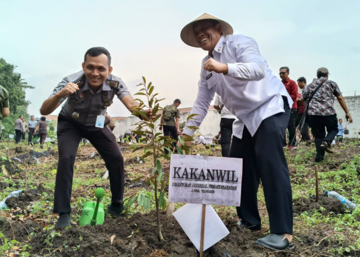 Lapas Sragen Libatkan Warga Binaan Sukseskan Ketahanan Pangan