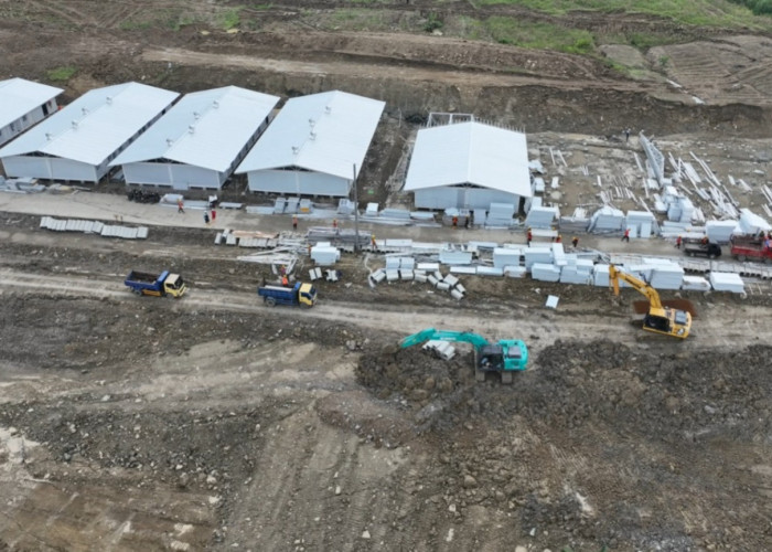 Kejar Target Sebelum Lebaran, 456 Huntara untuk Warga Padasari Dipercepat