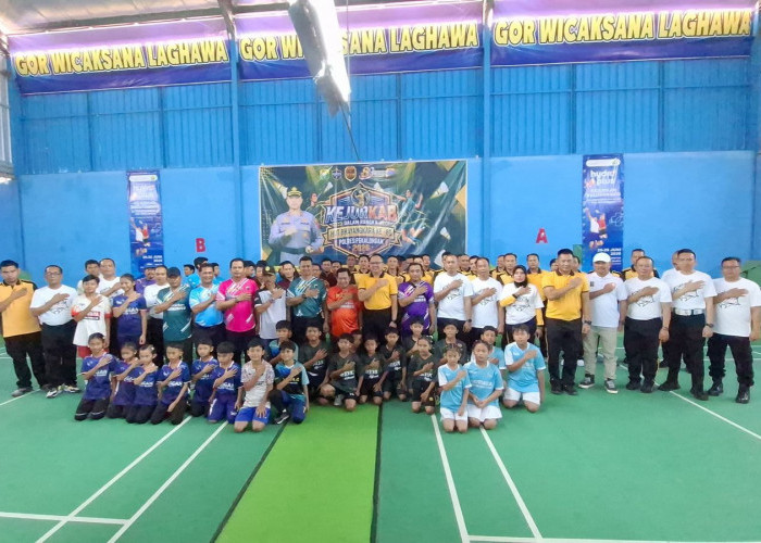 Kejurkab Bulutangkis Bhayangkara Cup 2026 Resmi Dibuka, Kapolres Pekalongan Fokus Cetak Atlet Berprestasi