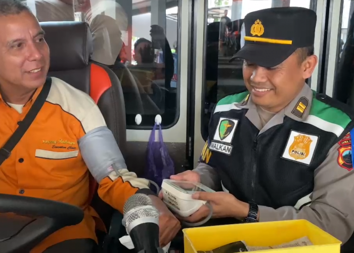 Petugas Gabungan Cek Kesehatan Kru Hingga Armada Bus AKAP di Terminal Tingkir Salatiga