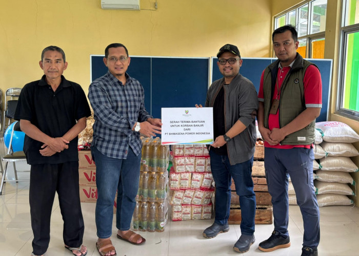 Banjir Melanda, BPI PLTU Batang Salurkan Bantuan Logistik ke Dinsos