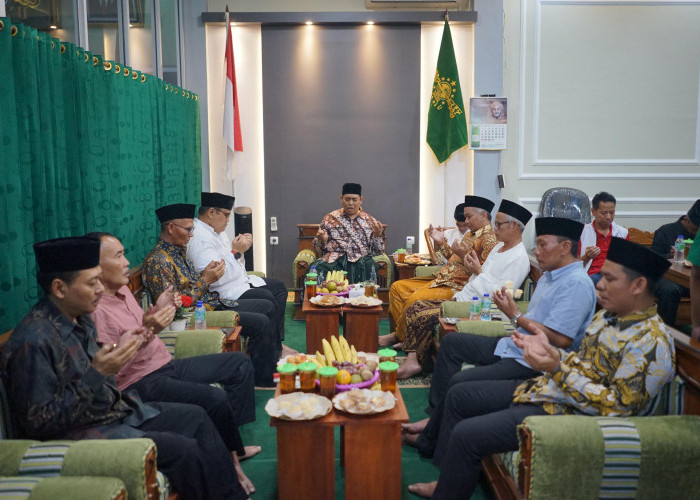 Paslon Bowo-Suwardi Sambangi PCNU Sragen Ajak Pilkada Sejuk