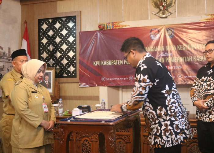 KPU dan Pemkab Purworejo Perkuat Sinergi, Dorong Demokrasi Berkualitas melalui Nota Kesepakatan