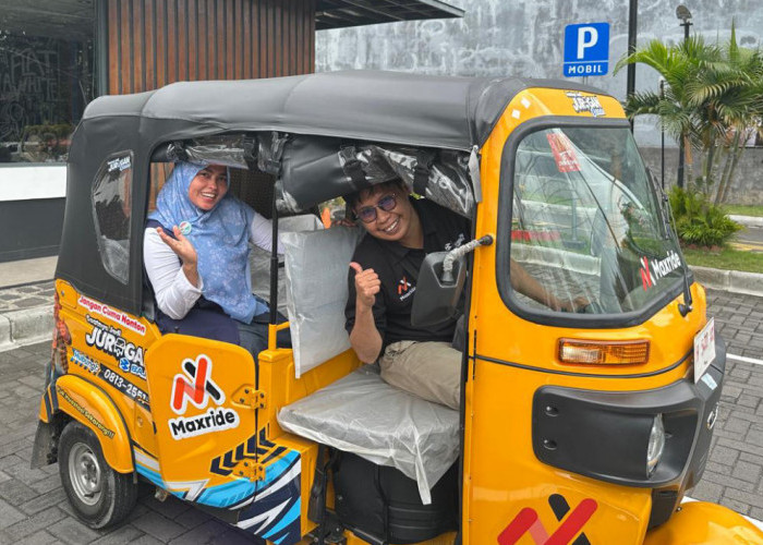Transportasi Ramah Anak, Maxride Sosialisasi Bajaj Aman untuk Siswa SD di Semarang