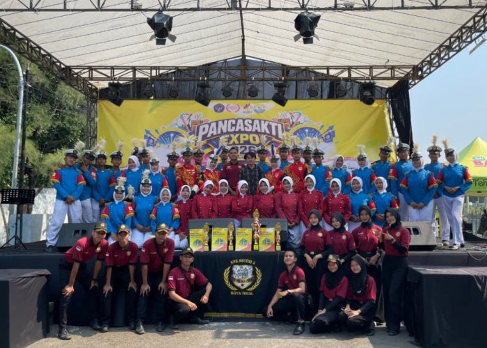Top! SMKN 3 Tegal Rajai Marching Band Competition UPS Tegal 2026 