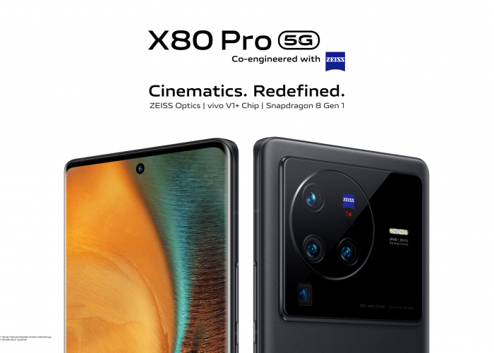 Vivo X80 Pro, Smartphone yang Punya Kamera Mewah dari Zeiss dan Dibekali Chipset Gahar Snapdragon 8 Gen 1
