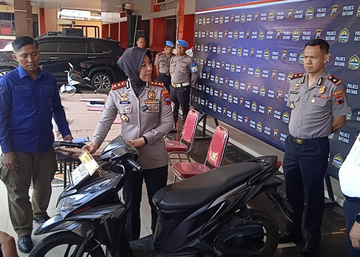 Bermodal Kunci T, Polres Batang Ringkus Angsa, Pelaku Curanmor Perumahan
