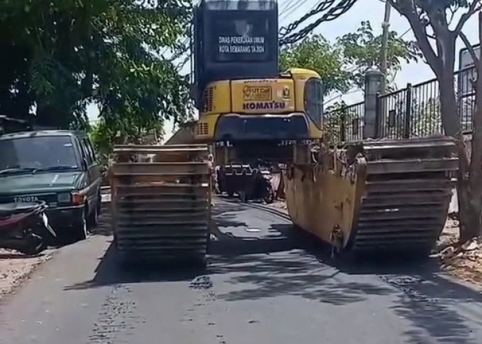 Jalan Baru Unta Raya Semarang Rusak Dilewati Bego, DPRD Sentil Koordinasi DPU