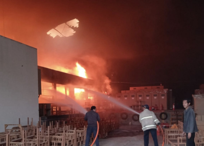 Gudang Mebel Jepara Terbakar Hebat, Pengusaha Merugi Rp 600 Juta